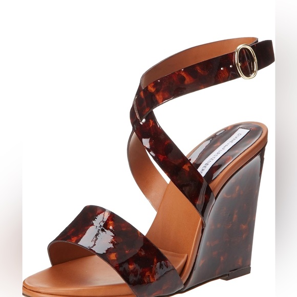 Diane Von Furstenberg Shoes - DVF Diane von Furstenberg Wilma Tortoise wedge size 7B made in Italy